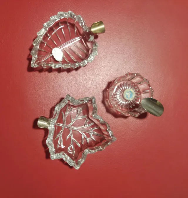 3 Ceniceros de cristal