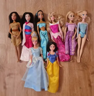Lote 8 Muñecas Princesas Disney