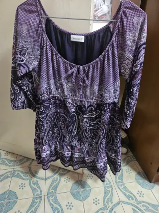 2 Blusas Yessica Talla M Estampado Paisley
