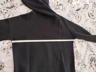 Vestido Sudadera Hollister Flores Negro