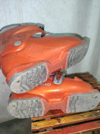 Botas y esquís niño Talla 35