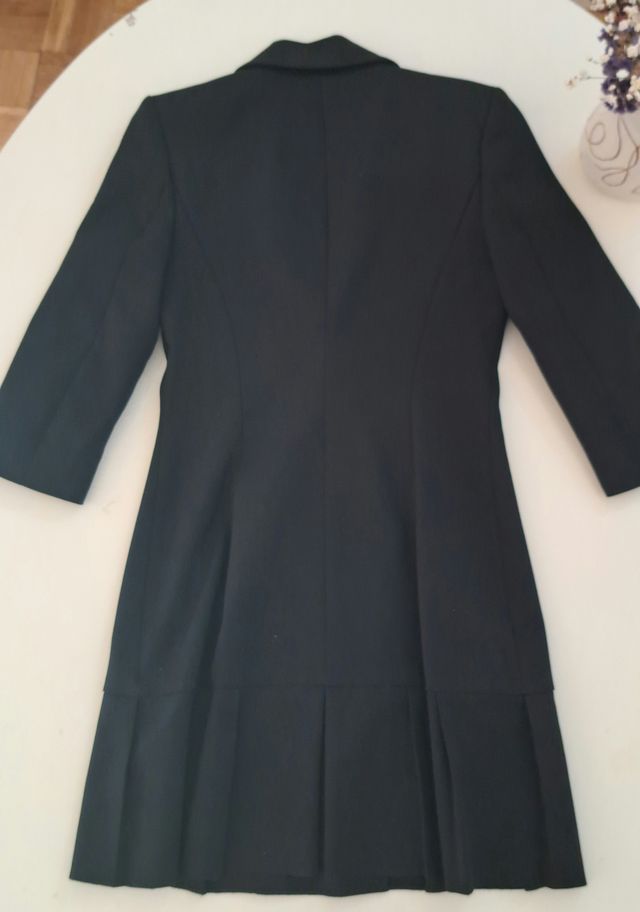Vestido negro tipo blazer Zara