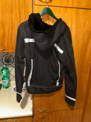 Felpa Dsquared2 nera con cappuccio