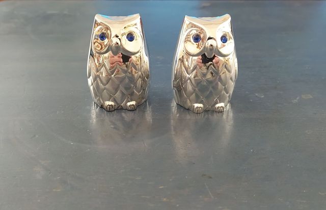 Sale e Pepe Gufetti Argento e Blu