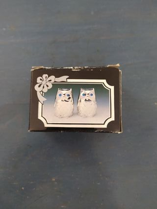 Sale e Pepe Gufetti Argento e Blu