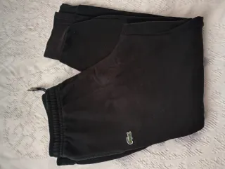 Pantalón chándal Lacoste negro