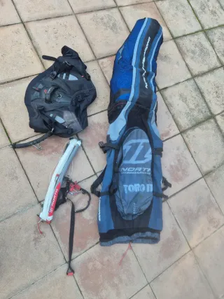 Kite completo Arnés Kiteboarding North Toro 11