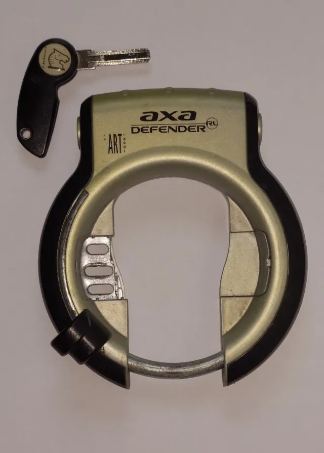 Candado Bicicleta Axa Defender ART, bloqueo rueda