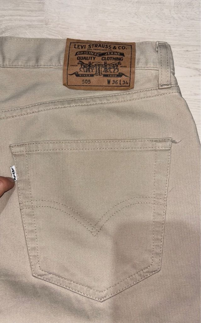 Levi's 505 Pantaloni Beige
