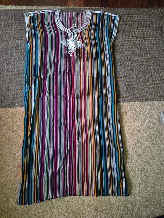 Chilaba Marroquí Original Multicolor Talla Única