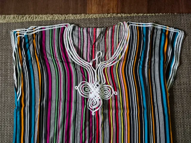 Chilaba Marroquí Original Multicolor Talla Única