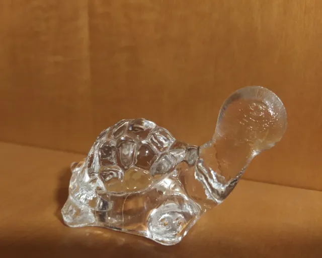 Tortuga de cristal decoración