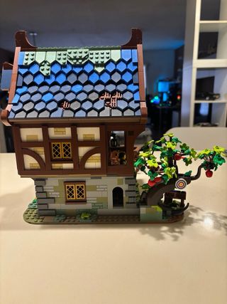 Lego Forgia Medievale con Carro e Cavalieri