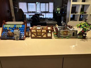 Lego Forgia Medievale con Carro e Cavalieri