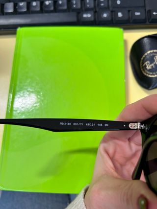 Occhiali da sole Ray-Ban neri unisex