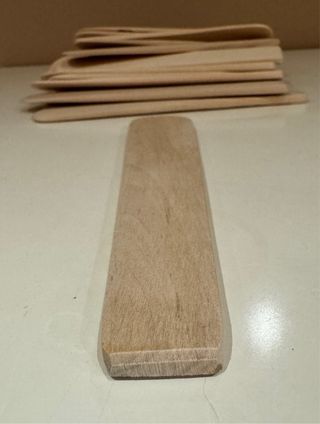 32 espátulas de madera cera.