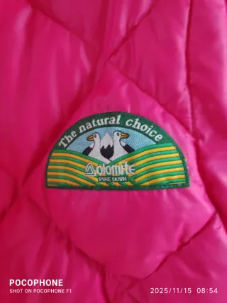 Giacca trapuntata vintage Dolomite rosa