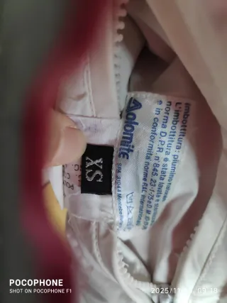 Giacca trapuntata vintage Dolomite rosa