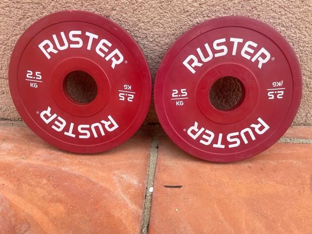 2 Discos Fraccionales Ruster 2.5kg