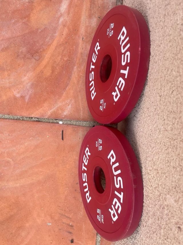 2 Discos Fraccionales Ruster 2.5kg