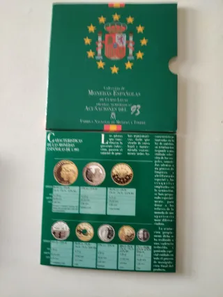 Cartera Monedas Españolas 1993