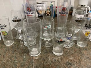 12 Vasos de Cerveza Colección