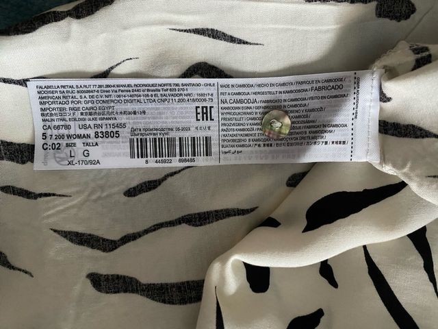 Camisa / blusa Mango Estampada Animal Print