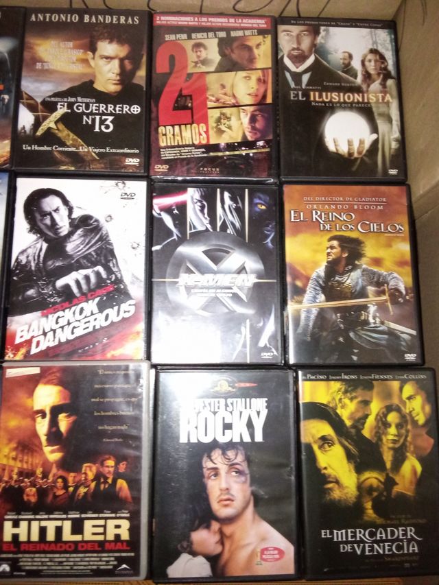 Lote 150 Películas DVD Acción y Thriller