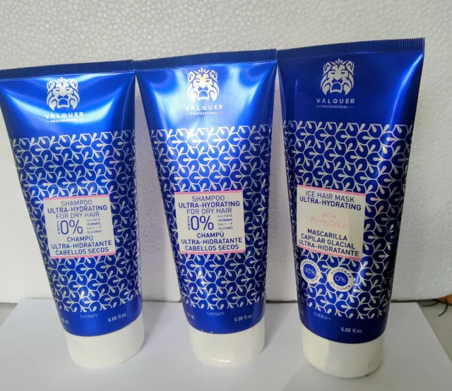 Lote 3 productos Valquer: Champú y Mascarilla 0%