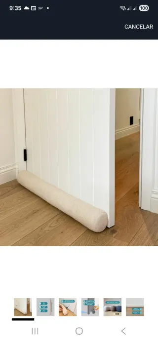 Burlete para puerta 80cm con imanes