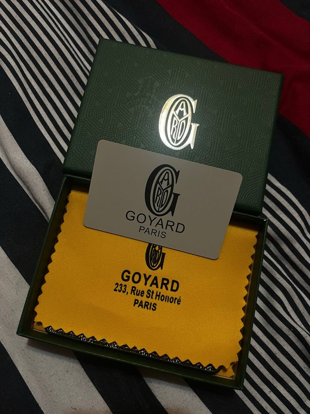 Tarjetero Goyard Saint Sulpice | Negro y Beige | 4