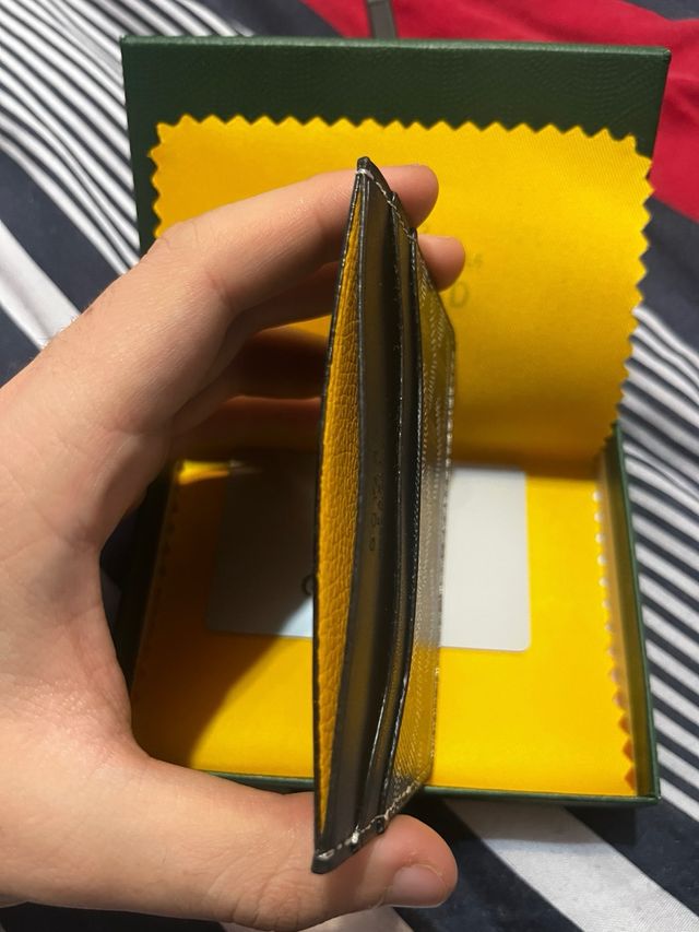 Tarjetero Goyard Saint Sulpice | Negro y Beige | 4