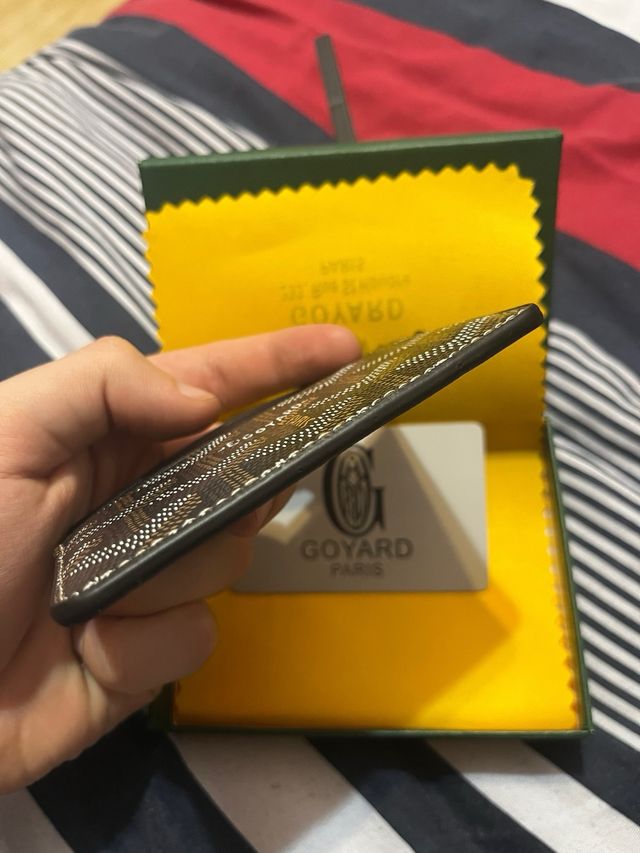 Tarjetero Goyard Saint Sulpice | Negro y Beige | 4