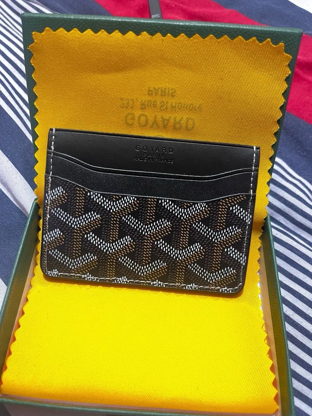 Tarjetero Goyard Saint Sulpice | Negro y Beige | 4