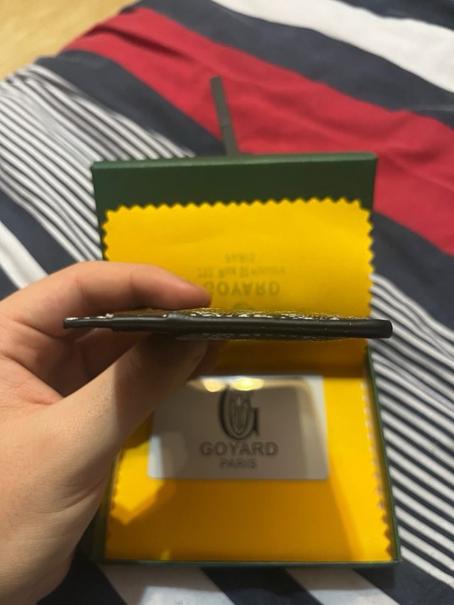 Tarjetero Goyard Saint Sulpice | Negro y Beige | 4