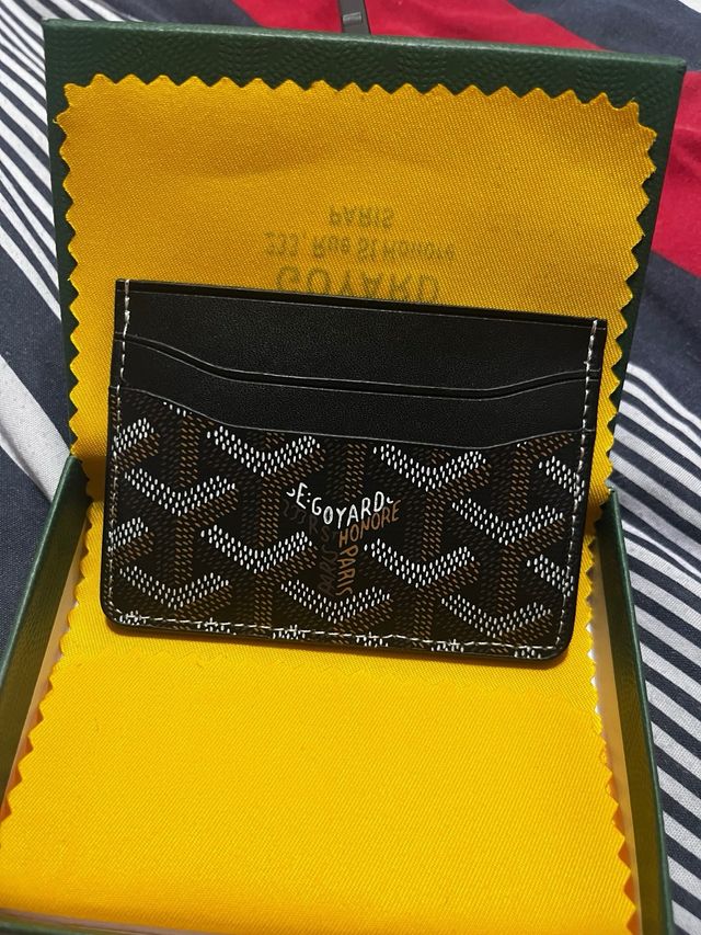 Tarjetero Goyard Saint Sulpice | Negro y Beige | 4