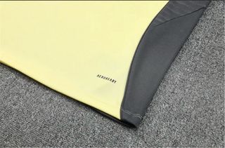 Chándal Real Madrid Adidas Gris/Amarillo