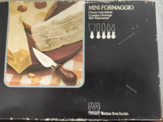 Set 5 Coltelli Formaggio Montana Made in Italy