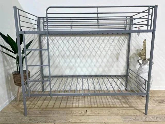 LITERA INDIVIDUAL GRÍS 90x190