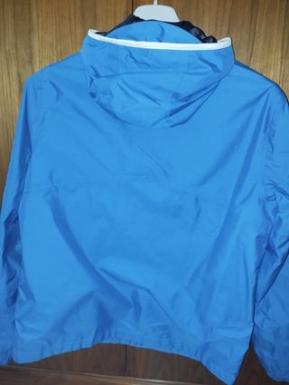 Chaqueta impermeable azul niño 14-15 años