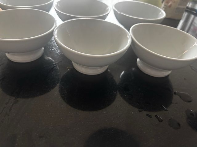 6 Copas Albariño Porcelana Blanca