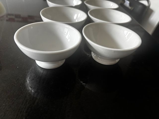 6 Copas Albariño Porcelana Blanca