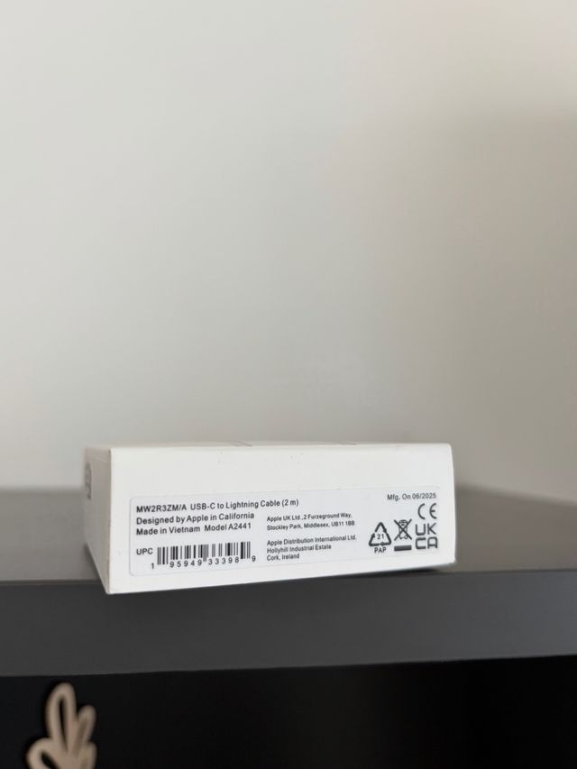 NUOVO Apple Cavo 2M USBC Lightning Originale