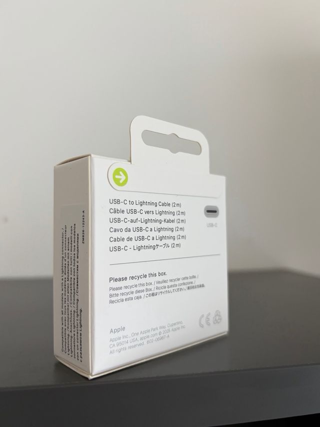 NUOVO Apple Cavo 2M USBC Lightning Originale