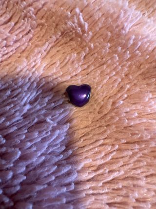 Abalorio Pandora Corazón Morado