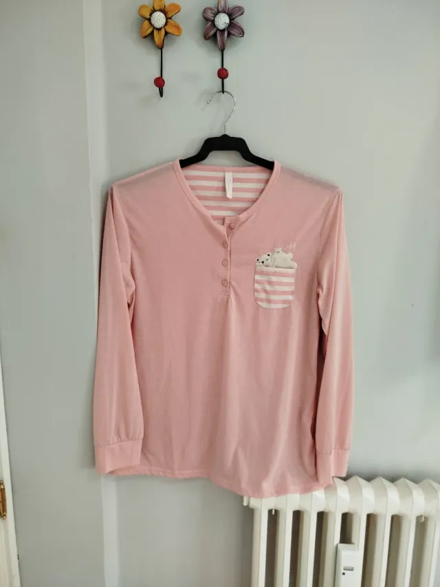 Pijama rosa con ositos talla XL