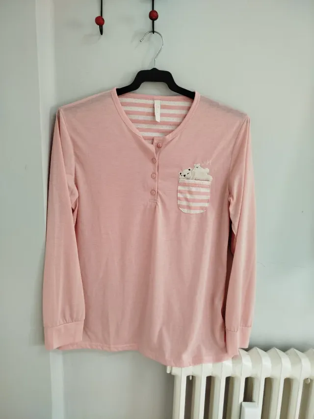 Pijama rosa con ositos talla XL