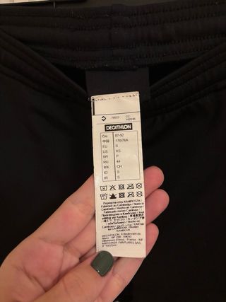 Leggings deportivos Kalenji negros