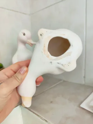 Anatre decorative in ceramica vintage