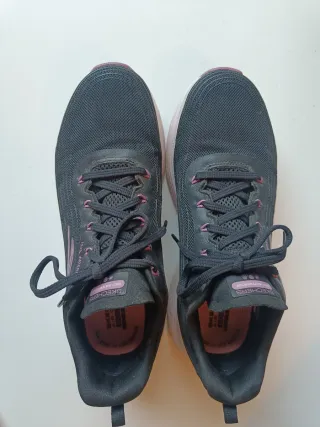 Zapatillas Skechers Mujer Negras Talla 40
